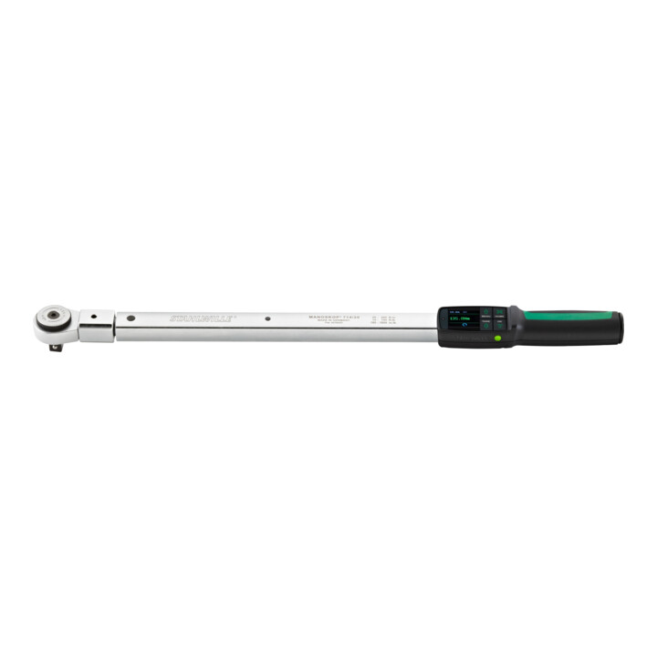 714R Clés de mesure de langle de rotation-clés dynamométriques Séries MANOSKOP® à cliquet réversible emboîtable Gr. 20; 20-200 N·m