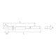 730/80 Clé dynamométrique Service MANOSKOP® à attachement pour embouts 160-800 N·m-3