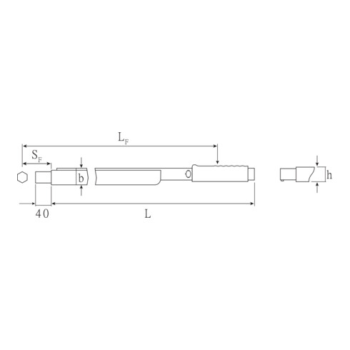 730/80 Clé dynamométrique Service MANOSKOP® à attachement pour embouts 160-800 N·m