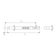 730 Quick Clés de base avec attachement pour embouts Gr. a/20; 40-200 N·m; Werkzeugaufnahme 14,5x18 mm-3