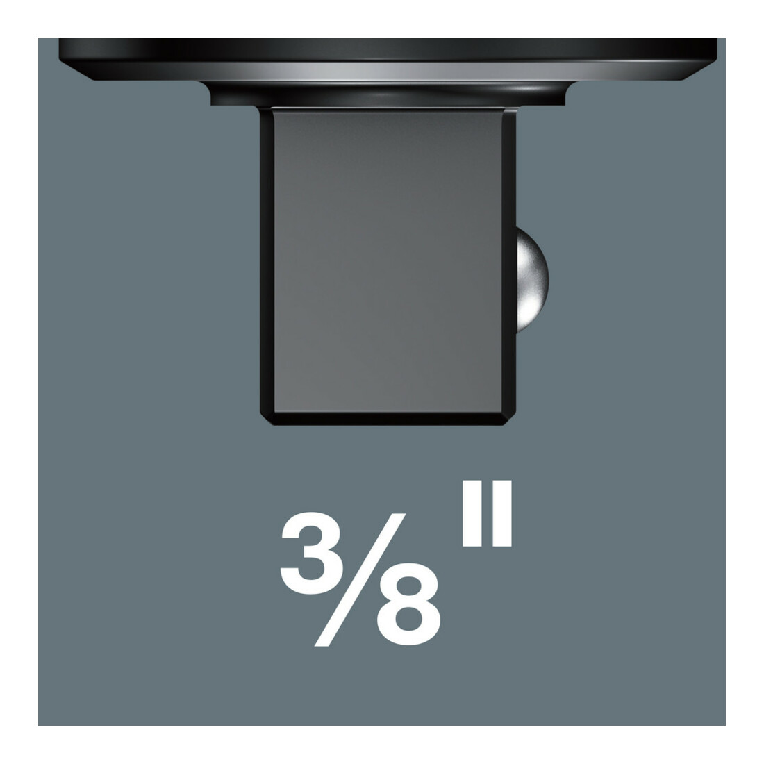Wera 7772 A 9x12mm cliquet 1/4 de douille, réversible