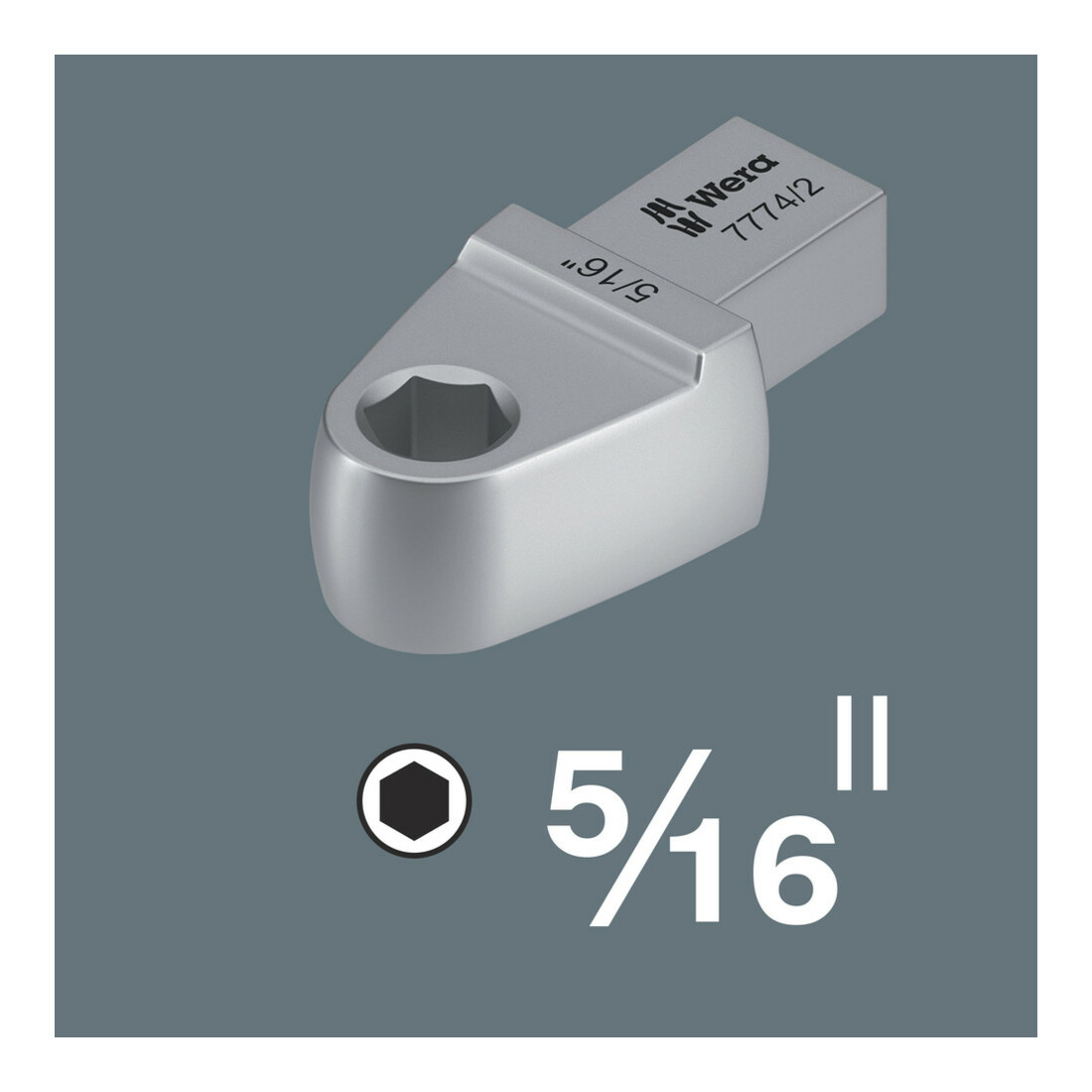 7774/3 Adaptateur d’embouts 5/16" interchangeable, 5/16" x 58 mm