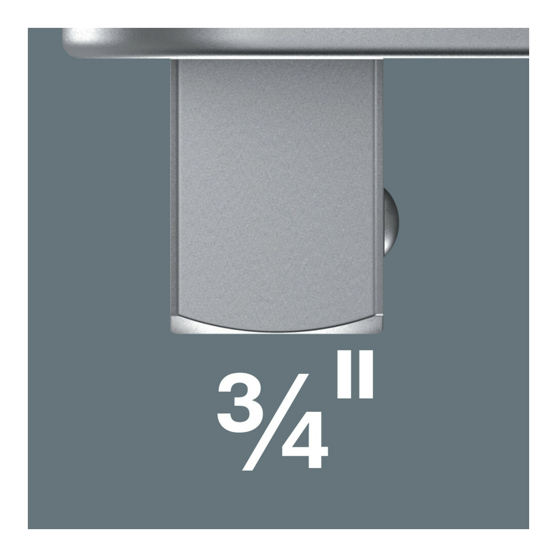7783 E Carré traversant interchangeable, 3/4" x 70 mm