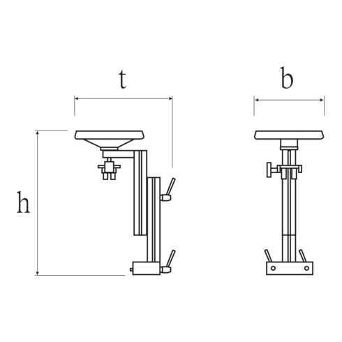 7791-2 Adaptateur pour le contrôle des tournevis dynamométriques Bereich N·m -10