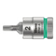 8740 A Douille-embout Zyklop pour vis à six pans creux, à emmanchement 1/4", 2 x 28 mm