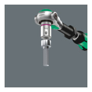 Wera 8740 B HF Hex-Plus Écrou à embout Zyklop avec entraînement 3/8, avec fonction de maintien pour vis à six pans creux, métrique-2