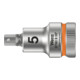 Wera 8740 B HF Hex-Plus Écrou à embout Zyklop avec entraînement 3/8, avec fonction de maintien pour vis à six pans creux, métrique-1