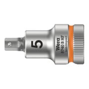 Wera 8740 B HF Hex-Plus Écrou à embout Zyklop avec entraînement 3/8, avec fonction de maintien pour vis à six pans creux, métrique