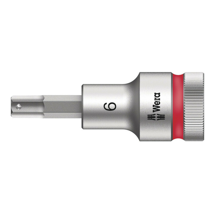 8740 C HF Douille à embout Zyklop à emmanchement 1/2" avec fonction de retenue, 6 x 60 mm