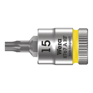 Wera 8767 A HF TX Écrou de mèche Zyklop avec 1/4 d'entraînement, avec fonction de maintien