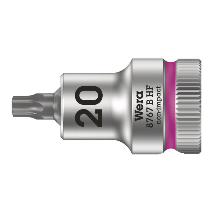 8767 B HF TX Douille-embout TX HF Zyklop à emmanchement 3/8" avec fonction de retenue, TX 20 x 35 mm
