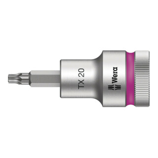 Ecrou-embout Wera 8767 C HF TORX® Zyklop avec entraînement 1/2"' avec fonction de maintien