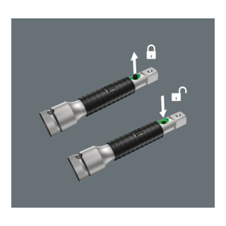 8796 LB Rallonge Zyklop « flexible-lock » avec bague de rotation rapide, longue, 3/8", 3/8" x 200 mm