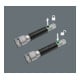 8796 LB Rallonge Zyklop « flexible-lock » avec bague de rotation rapide, longue, 3/8", 3/8" x 200 mm