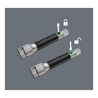 8796 SC Rallonge Zyklop « flexible-lock » avec bague de rotation rapide, courte, 1/2", 1/2" x 125 mm
