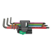 950/7 Hex-Plus Multicolour Magnet 1 Jeu magnétique de clés mâles coudées, syst. métrique, BlackLaser, 7 pièces