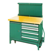96/3 Établi mobile 5 rollengelagerte Schubladen 166,5 kg-1