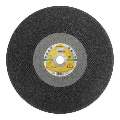 Grand disque de coupe Klingspor A 24 R300 x 3 x 32 mm plat