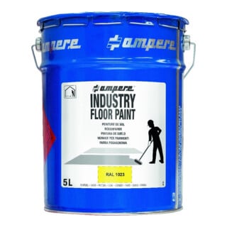 A.M.P.E.R.E. Peinture de marquage au sol Traffic Industry 5L jaune
