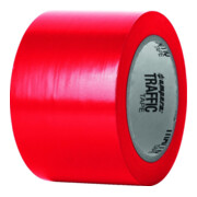 A.M.P.E.R.E. Ruban de signalisation Standard 0,15 mm épais 75 mm x 33 m Rouge