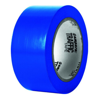 A.M.P.E.R.E. Ruban de signalisation standard 0,15 mm épaisseur 50 mm x 33 m bleu