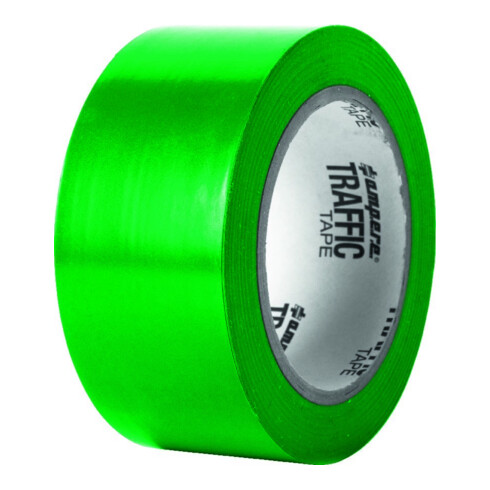 A.M.P.E.R.E. Ruban de signalisation Standard 0,15 mm Épaisseur 50 mm x 33 m Vert