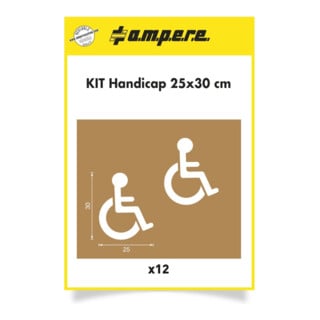 A.M.P.E.R.E. Schablonenset Schablonen KIT Handicap 25 cm x 30 cm