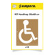 A.M.P.E.R.E. Schablonenset Schablonen KIT Handicap 50 cm x 60 cm-1