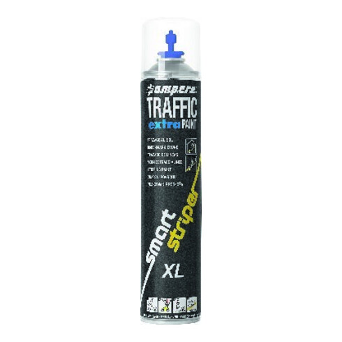 A.M.P.E.R.E. Spray de marquage au sol Traffic Extra Paint XL 750 ml, bleu