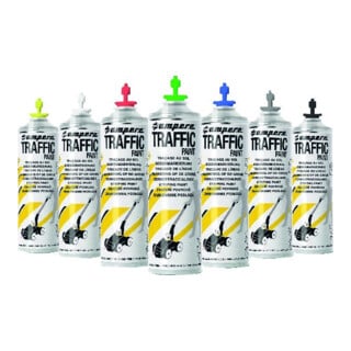 A.M.P.E.R.E. Spray de marquage au sol Traffic Paint 500ml