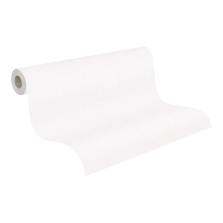 A.S. Création Tapete Maku-Vlies Meistervlies Pure 25 x 0,75 m 130g/m² weiß glatt überstreichbar