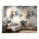 A.S. Création Fototapete Cosmo Living 3er Panel 1,59 x 2,80 m Beige Blau Braun