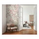 A.S. Création Fototapete Cosmo Living 3er Panel 1,59 x 2,80 m Blüten Rosa Creme