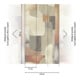 A.S. Création Fototapete Cosmo Living 3er Panel 1,59 x 2,80 m Grafik Grau Beige