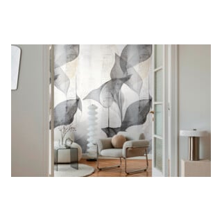 A.S. Création Fototapete Cosmo Living 3er Panel 1,59 x 2,80 m Grau Weiß