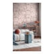 A.S. Création Fototapete Cosmo Living 3er Panel 1,59 x 2,80 m Palmen Rosa Beige