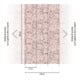 A.S. Création Fototapete Cosmo Living 3er Panel 1,59 x 2,80 m Palmen Rosa Beige