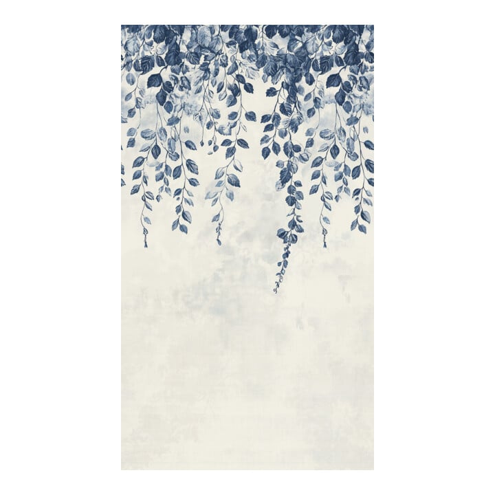 A.S. Création Fototapete Cosmo Living 3er Panel 1,59 x 2,80 m Ranken Blau Creme