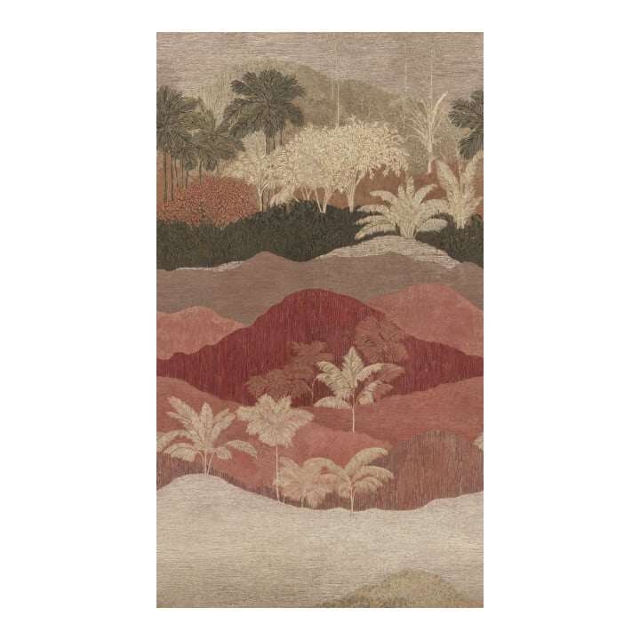 A.S. Création Fototapete Vibes & Styles 3er Panel 1,59 x 2,80 m Beige Rot Braun