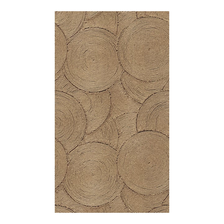 A.S. Création Fototapete Vibes & Styles 3er Panel 1,59 x 2,80 m Braun Beige Kreise