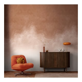 A.S. Création Fototapete Vibes & Styles 3er Panel 1,59 x 2,80 m Farbverlauf Creme Beige Rot