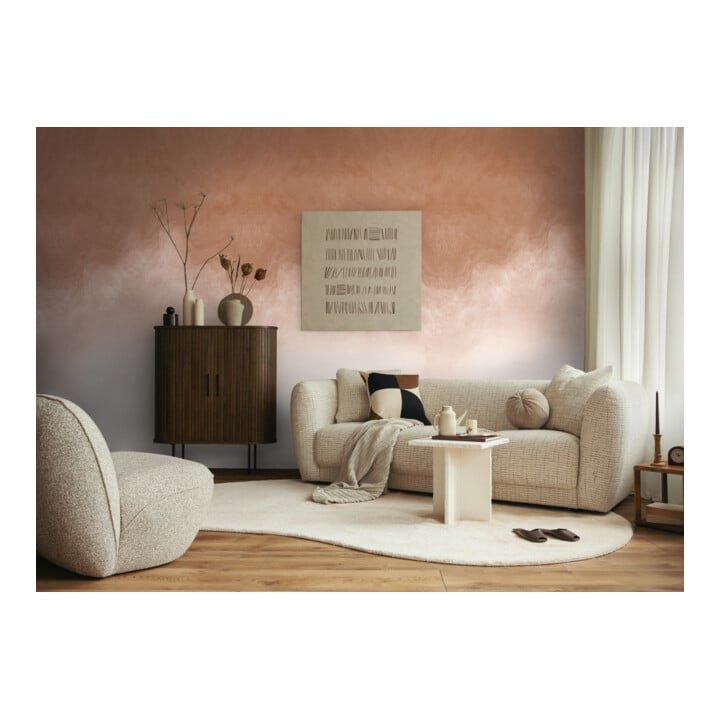 A.S. Création Fototapete Vibes & Styles 3er Panel 1,59 x 2,80 m Farbverlauf Creme Beige Rot