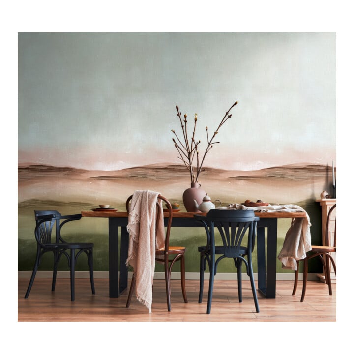 A.S. Création Fototapete Vibes & Styles 3er Panel 1,59 x 2,80 m Grün Braun Beige