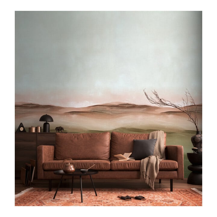 A.S. Création Fototapete Vibes & Styles 3er Panel 1,59 x 2,80 m Grün Braun Beige