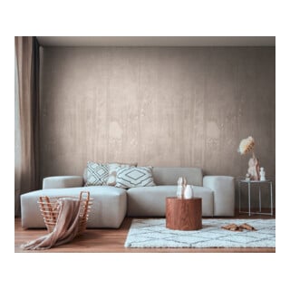 A.S. Création Fototapete Vibes & Styles 3er Panel 1,59 x 2,80 m Wald Beige Creme