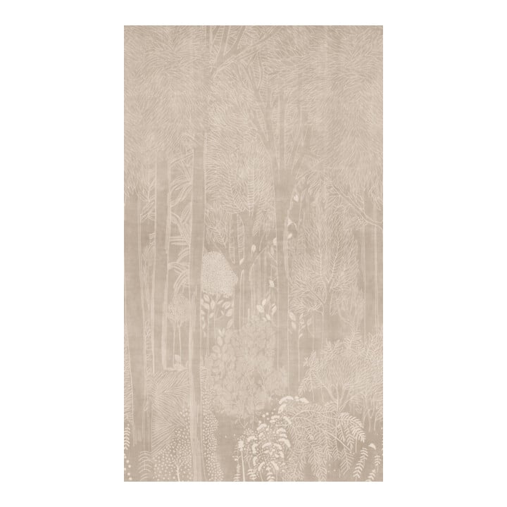 A.S. Création Fototapete Vibes & Styles 3er Panel 1,59 x 2,80 m Wald Beige Creme