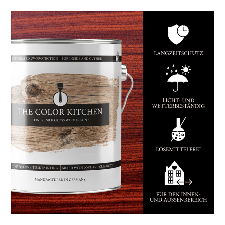 A.S. Création Holzlasur The Color Kitchen Palisander seidenglänzend wetterfest 2,5 l