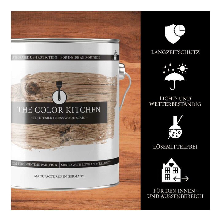 A.S. Création Holzlasur The Color Kitchen Teak seidenglänzend wetterfest 2,5 l