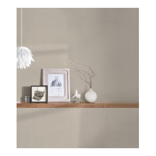 A.S. Création Vliestapete 15m Rolle 15 x 0,53 m Uni Beige Braun leicht strukturiert