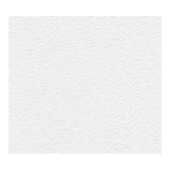 A.S. Création Vliestapete 15m Rolle 15 x 0,53 m Uni Weiß Strukturmuster Klassik 272812